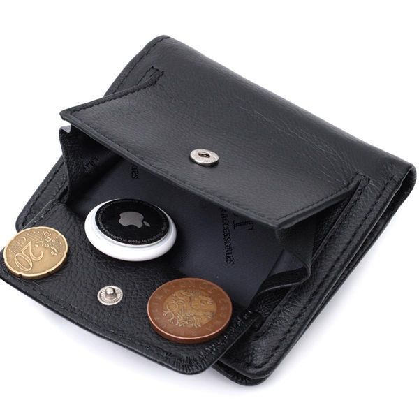 Вертикальный кошелек для женщин из натуральной кожи ST Leather 22701 Черный b22701 фото