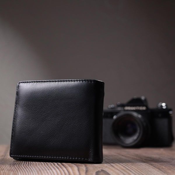 Мужское портмоне из натуральной кожи ST Leather 22734 Черный b22734 фото