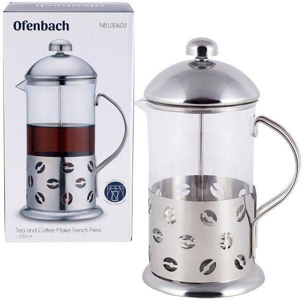 Френч-пресс Ofenbach Coffee Beans 1000 мл NB-100603 фото
