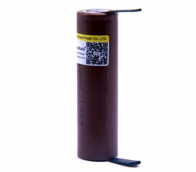 Акумулятори 18650 LG HG2 3000mAh 3.7 V 20А під пайку L33010 фото