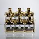 Набор банок для сыпучих продуктов с ложкой 6 шт по 350 мл, Золото LU-HP-1337 фото 6