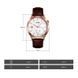 Чоловічий кварцовий годинник Skmei 1581 Prestige коричневий з рожевим L15814 фото 3