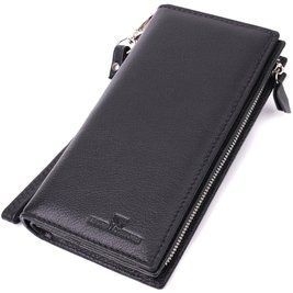 Вертикальный кошелек-клатч унисекс из натуральной кожи ST Leather 22532 Черный b22532 фото