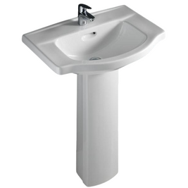 Умывальник с пьедесталом RAK Ceramics Amanda (660х495х830мм) Белый L703886 фото