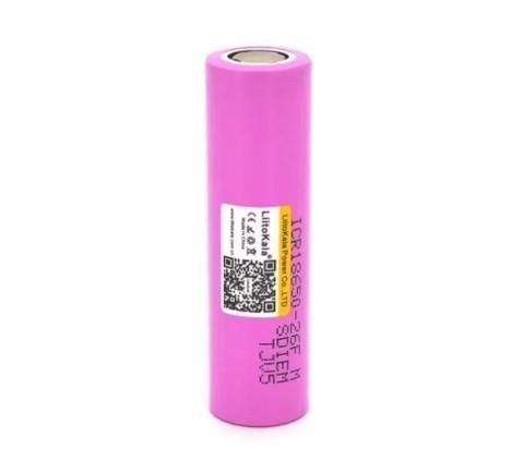 Аккумулятор LiitoKala Lii-26FM 18650 2600mah (Розовый) L703368 фото