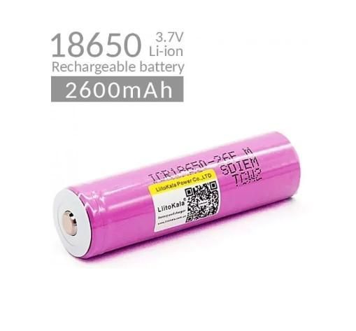Аккумулятор LiitoKala Lii-26FM 18650 2600mah (Розовый) L703368 фото