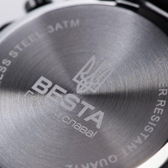 Чоловічий наручний годинник Besta Mars (Black) L703014 фото