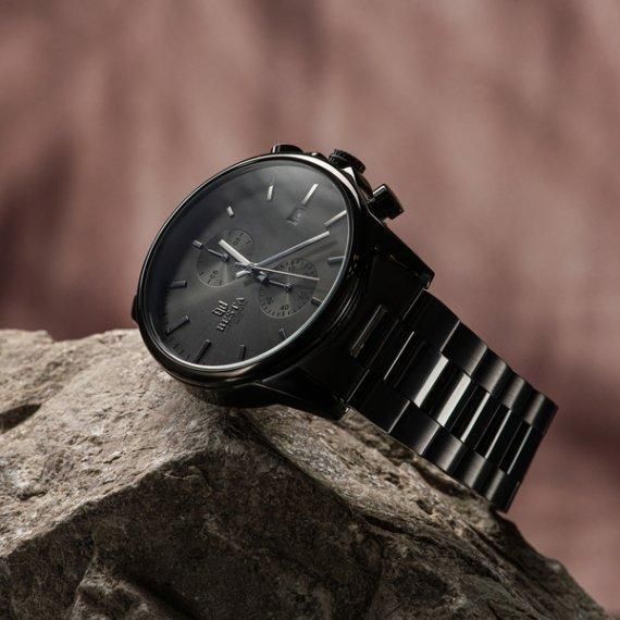 Чоловічий наручний годинник Besta Mars (Black) L703014 фото