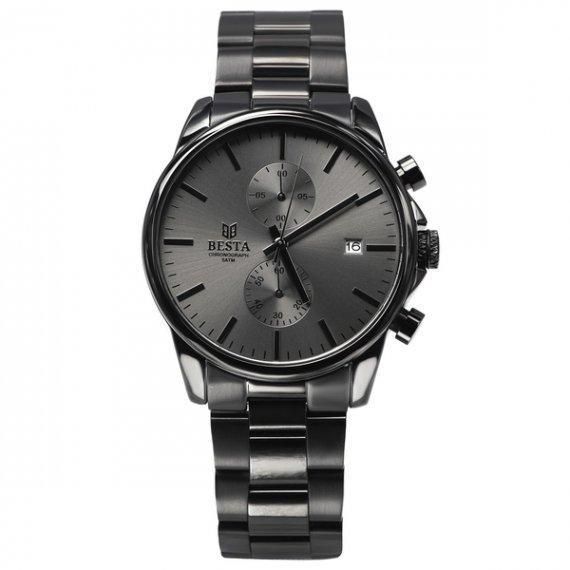 Чоловічий наручний годинник Besta Mars (Black) L703014 фото