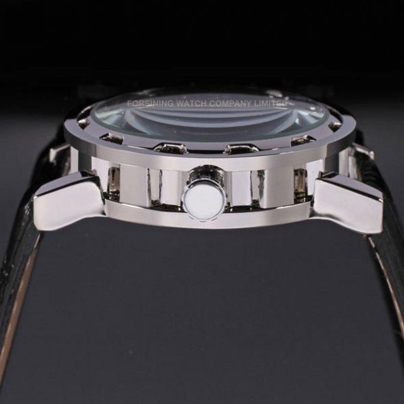 Жіночий механічний годинник Winner Black II L11079 фото