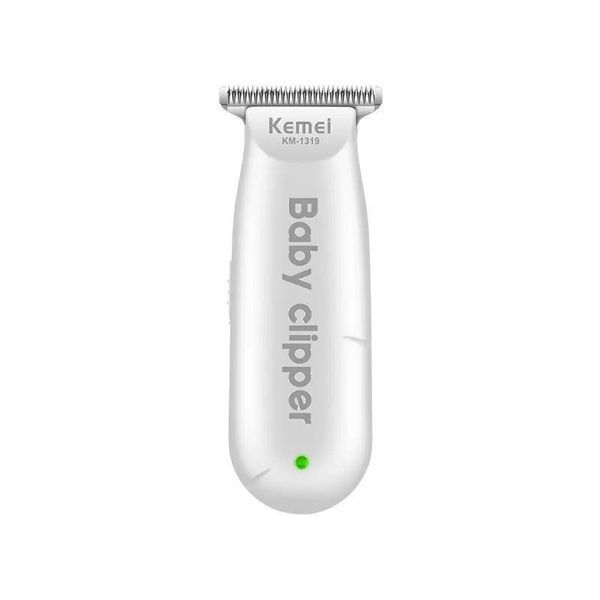 Тихая машинка для стрижки младенцев и детей Kemei Km-1319 (Белая) L131996 фото