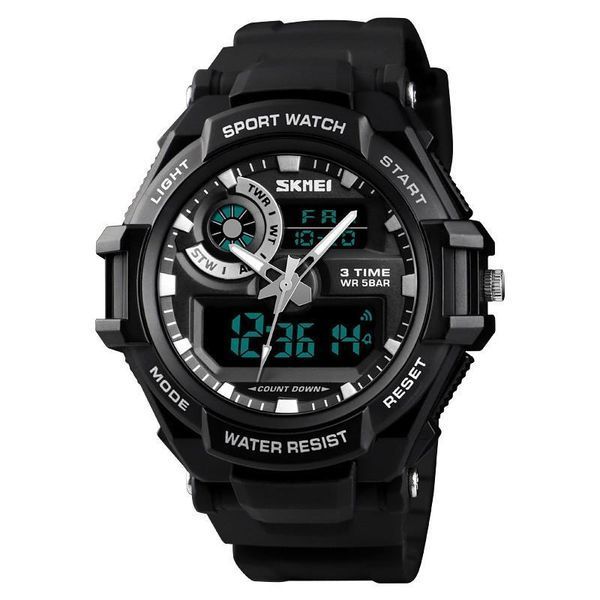 Мужские спортивные наручные часы Skmei 1357 черные L135778 фото