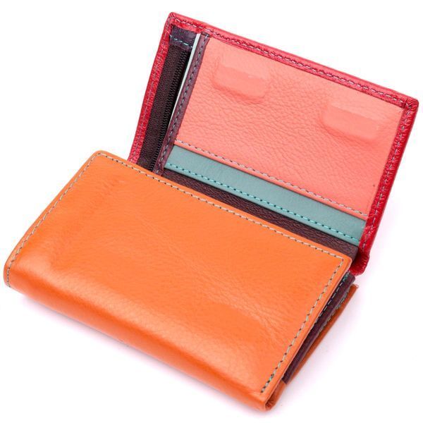Жіночий гаманець із натуральної шкіри ST Leather 19460 Різнокольоровий b19460 фото