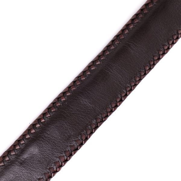 Ремень-автомат мужской CROCODILE LEATHER 18171 из натуральной кожи крокодила Коричневый b18171 фото