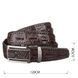 Ремень-автомат мужской CROCODILE LEATHER 18171 из натуральной кожи крокодила Коричневый b18171 фото 4