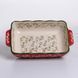 Форма порцелянова для випікання в духовці Vintage 23&times;14&times;5 см прямокутна Червона LU-HM05-09 фото 3