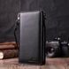 Вертикальний гаманець-клатч унісекс із натуральної шкіри ST Leather 22532 Чорний b22532 фото 6