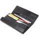 Барсетка элитная кожаная GRANDE PELLE 11277 Черная b11277 фото 3
