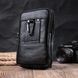 Мужская сумка на пояс из натуральной кожи Vintage 22736 Черный b22736 фото 11
