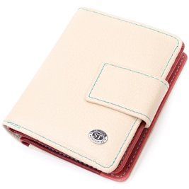 Женский кошелек из натуральной кожи вертикального формата ST Leather 19440 Белый b19440 фото