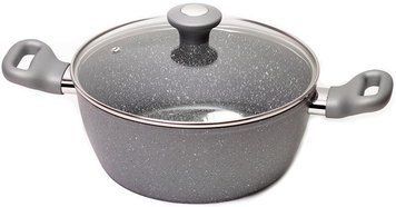 Кастрюля Kamille Grey Gotland 4л с гранитным антипригарным покрытием KM-4281GR фото