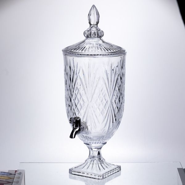 Лимонадница Classic Crystal 5 л с краном кувшин диспенсер для напитков LU-HP-19-297 фото