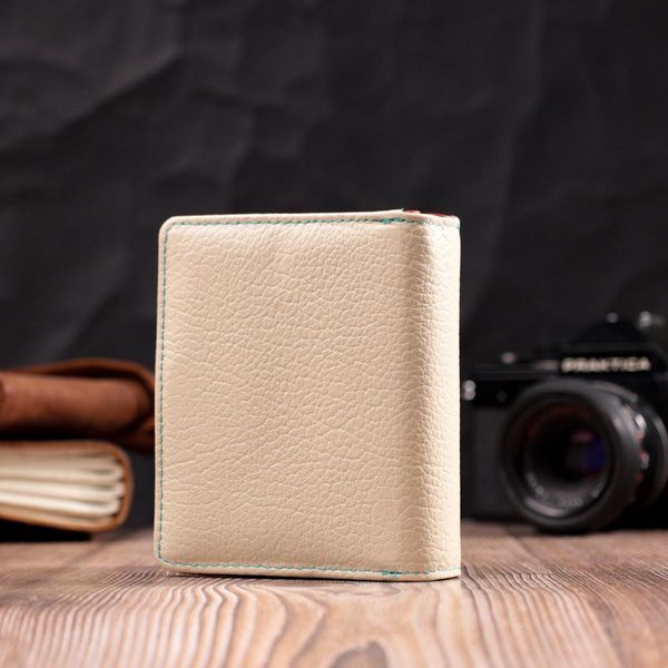 Женский кошелек из натуральной кожи вертикального формата ST Leather 19440 Белый b19440 фото