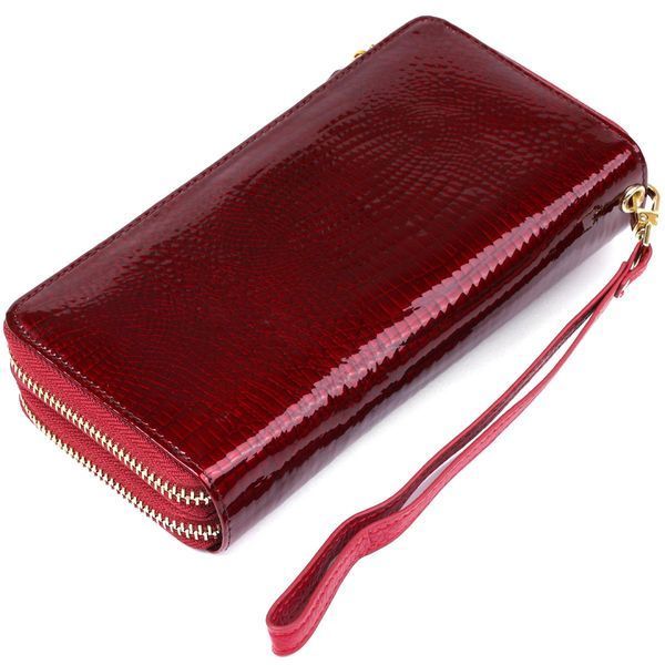 Женский клатч с двумя отделениями ST Leather 18907 Бордовый b18907 фото