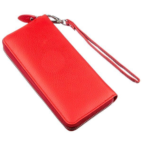 Жіночий клатч на блискавці ST Leather 18931 Червоний b18931 фото
