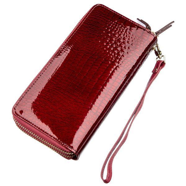 Женский клатч с двумя отделениями ST Leather 18907 Бордовый b18907 фото