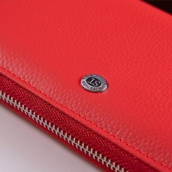 Жіночий клатч на блискавці ST Leather 18931 Червоний b18931 фото