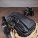 Сумка мужская из кожи через плечо Vintage 14784 Черная b14784 фото 11