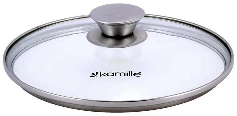 Каструля Kamille Gladys 5 л з нержавіючої сталі, з мірною шкалою KM-4903 фото