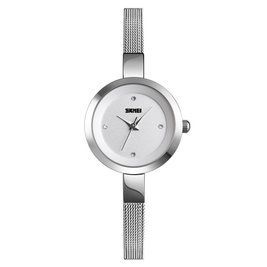 Женские классические часы Skmei 1390 Серебристые L13901 фото