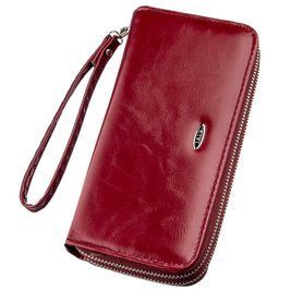 Кошелек женский из экокожи KIVI 19053 Малиновый b19053 фото