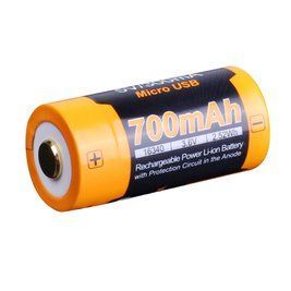 Акумулятор 16340 Fenix ​​700 UP mAh Li-ion з micro-USB зарядкою L712706 фото