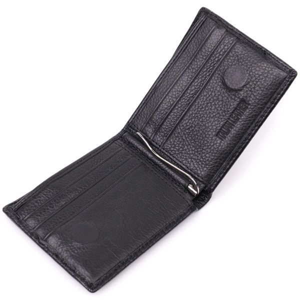 Мужской зажим из натуральной кожи ST Leather 22475 Черный b22475 фото