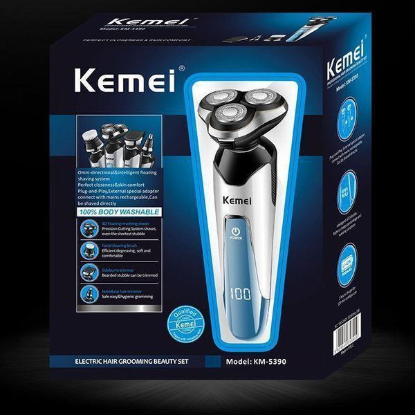 Електробритва Kemei Km-5390 акумуляторна 4 в 1 L539088 фото