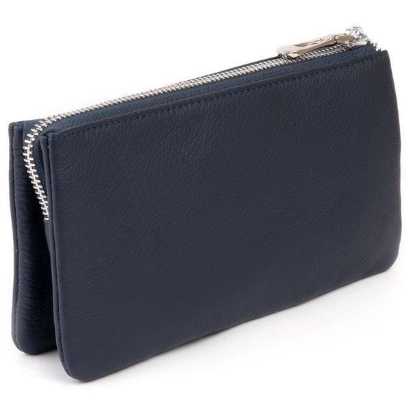Вместительный клатч на два отделения женский ST Leather 19248 Синий b19248 фото