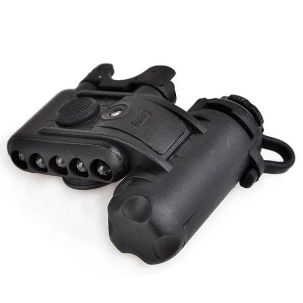 Тактичний ліхтар на шолом Airsoft Wadsn Gen 2 (Чорний) L703295 фото