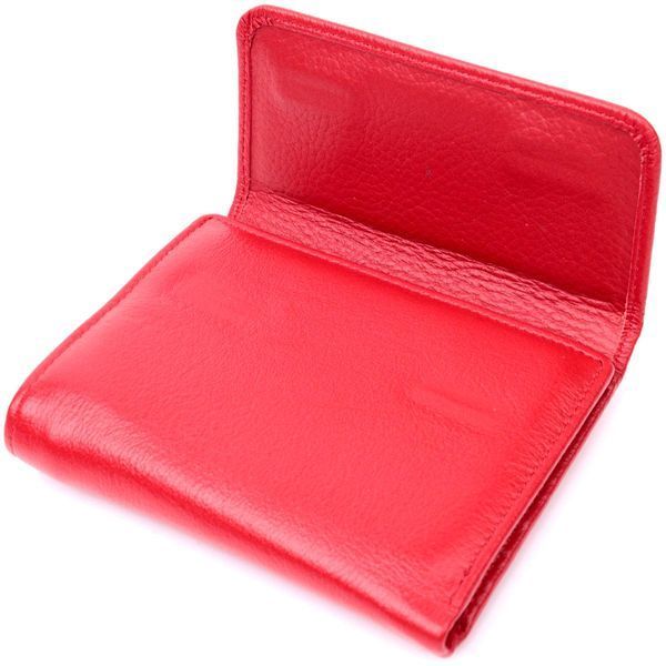 Яркий женский кошелек с монетницей из натуральной кожи ST Leather 19482 Красный b19482 фото