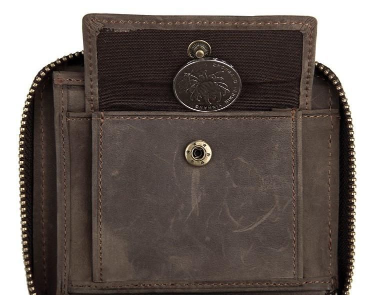 Кошелек мужской из натуральной кожи Vintage 14224 Коричневый b14224 фото