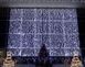 Гирлянда штора занавес Водопад 3х3 м 280 LED большая лампа 3D (белый шнур, с переходником) Белый свет L2006401 фото 1