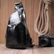 Женская сумка из экокожи с акцентом на текстильную лямку Vintage 22776 Черная b22776 фото 8
