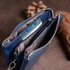 Вместительный клатч на два отделения женский ST Leather 19248 Синий b19248 фото 8