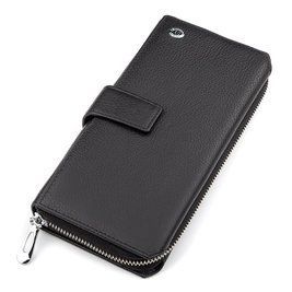 Мужской кошелек ST Leather 18453 стильный Черный b18453 фото