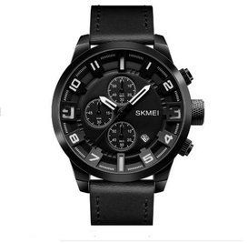 Мужские наручные классические часы Skmei 1309 Черный L13099 фото
