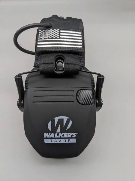 Тактичні навушники на шолом Walkers Razor + кріплення OPS Core (Чебурашки) Чорний L90088800 фото