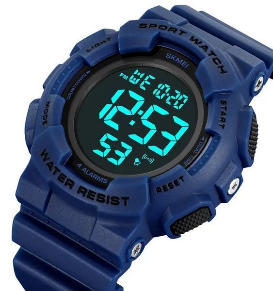 Мужские наручные спортивные часы Skmei 2081 Синие с черным L9006692 фото