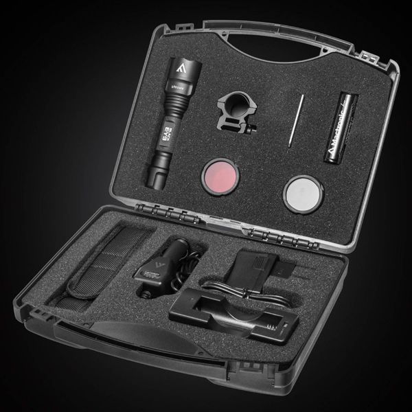 Ліхтар тактичний Mactronic Black Eye 650 (650 Lm) Recharg Type-C Gun Mount RGB Kit (DAS303694) DDAS303694 фото